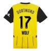 Maillot de Supporter Borussia Dortmund Wolf 17 Domicile 2024-25 Pour Homme